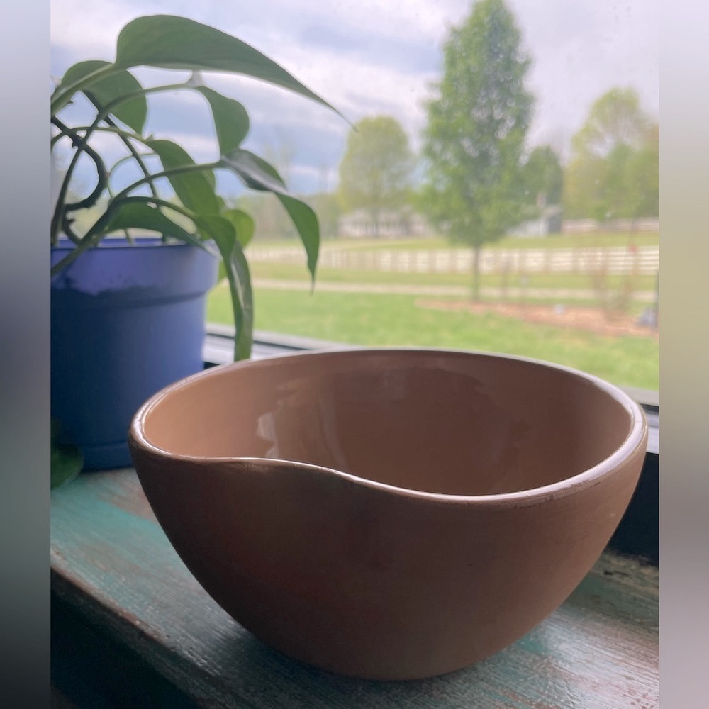 Tiffany & Co Elsa Peretti Thumprint Terra Cotta bowl